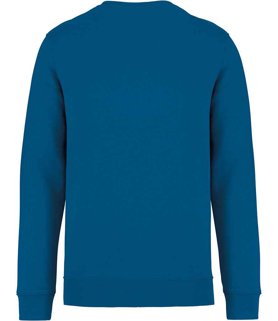 Native Spirit Unisex Heavyweight Crew Neck Sweatshirt in Blue Sapphire, back view