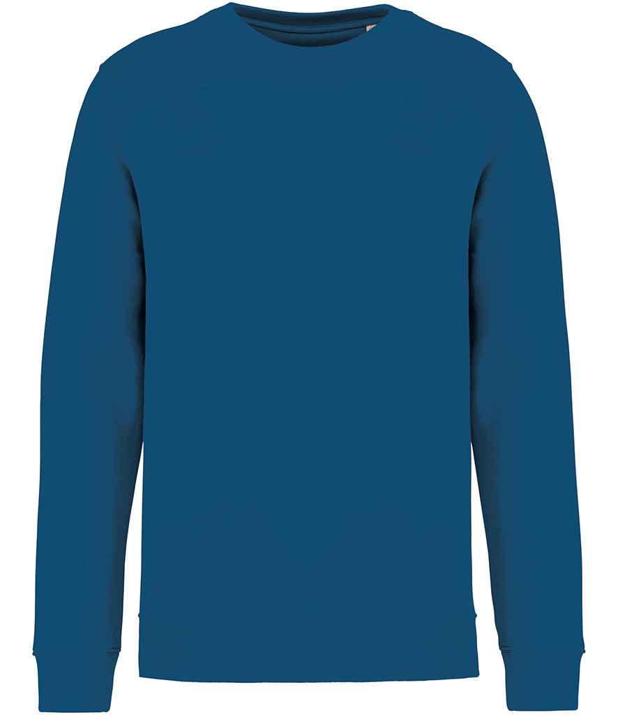 Native Spirit Unisex Heavyweight Crew Neck Sweatshirt in Blue Sapphire, front view