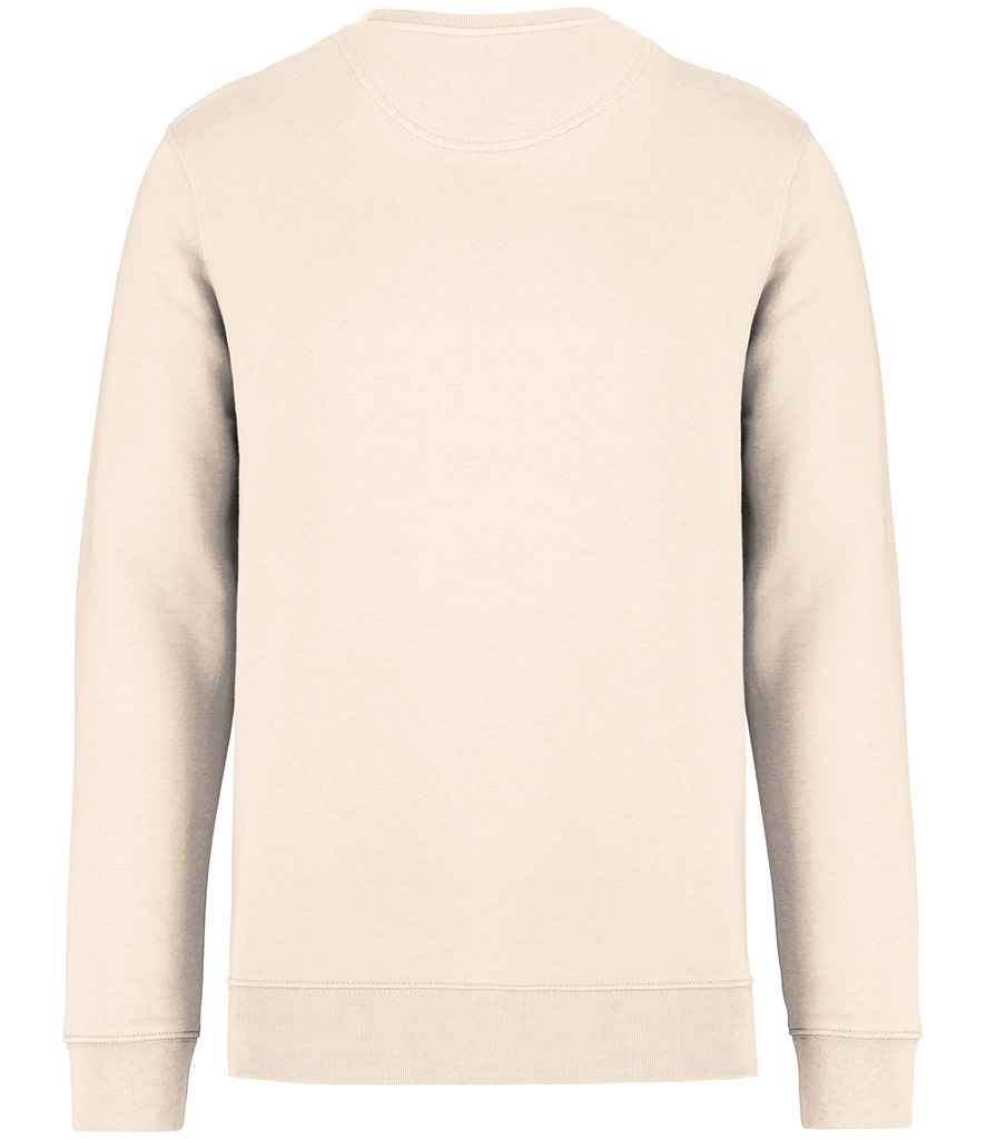 Native Spirit Unisex Heavyweight Crew Neck Sweatshirt in Ivory, back view