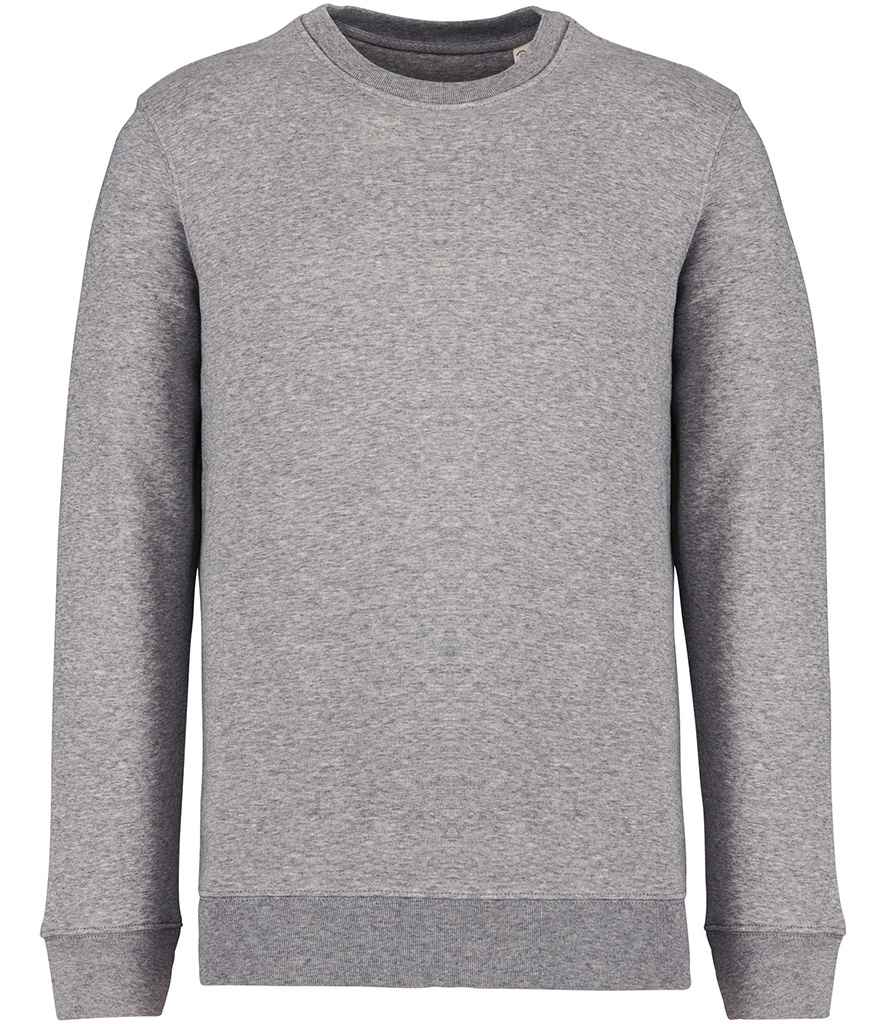 Native Spirit Unisex Heavyweight Crew Neck Sweatshirt in Moon Grey Heather, front view