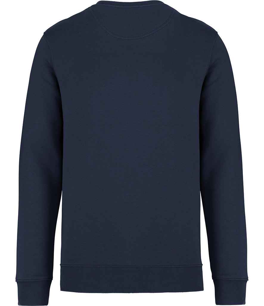 Native Spirit Unisex Heavyweight Crew Neck Sweatshirt in Navy, back view