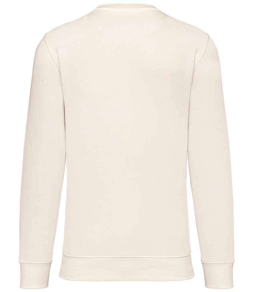 Native Spirit Unisex Heavyweight Crew Neck Sweatshirt in Raw Natural, back view