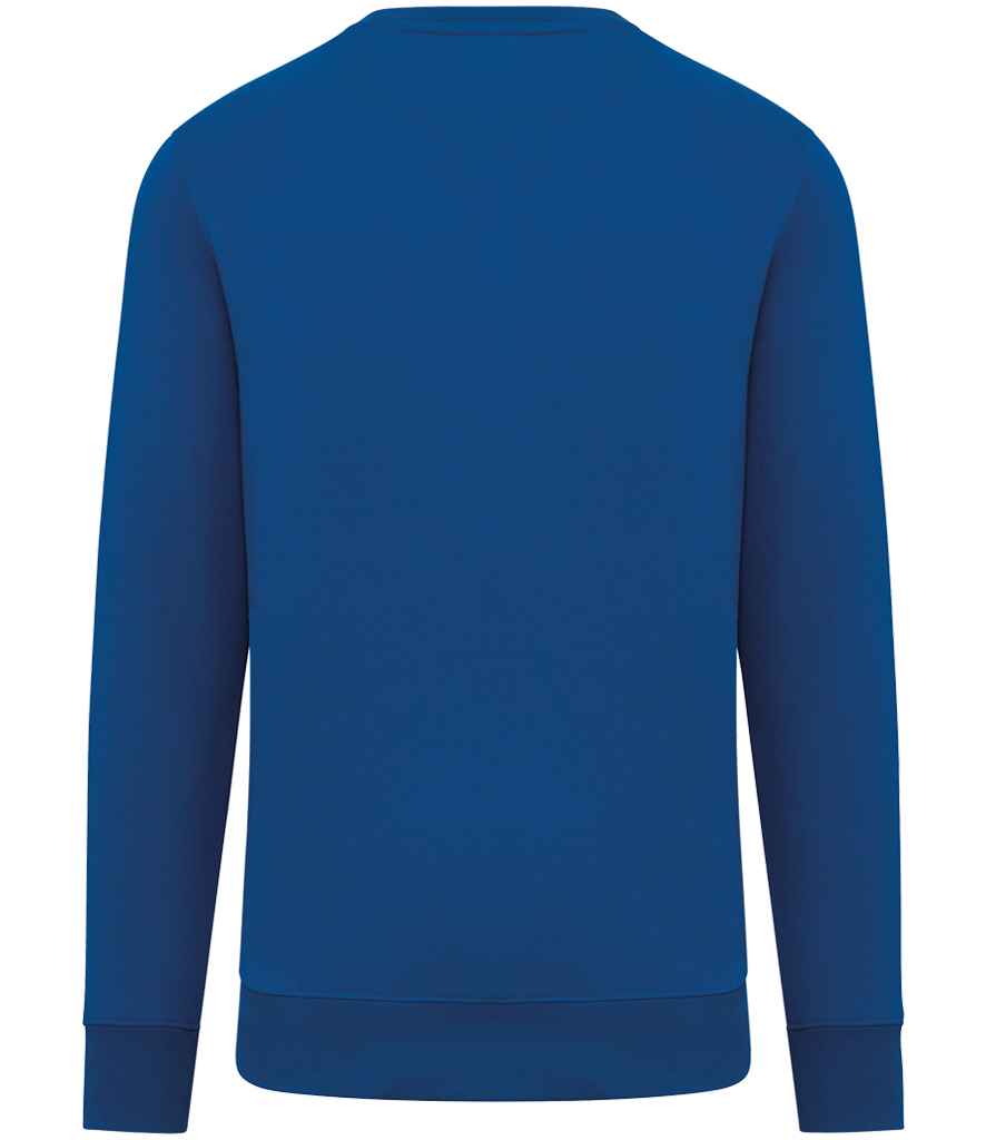 Native Spirit Unisex Heavyweight Crew Neck Sweatshirt in Sea Blue, back view