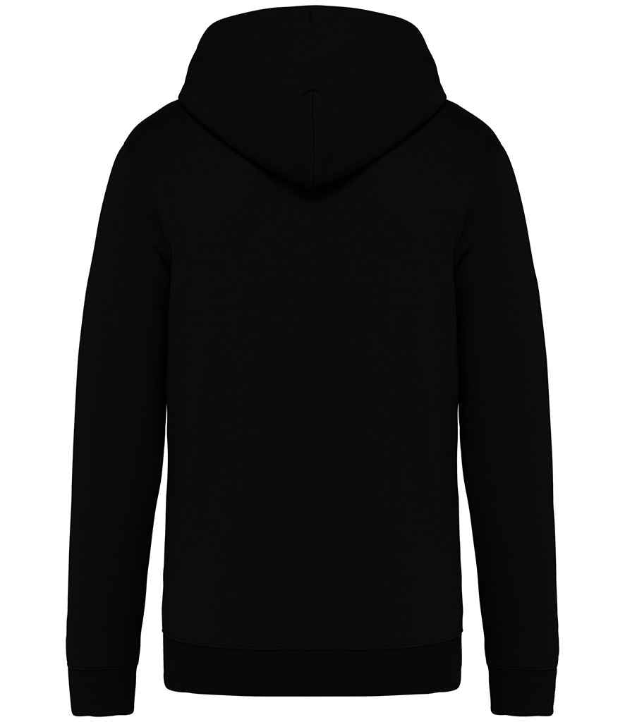 Native Spirit Unisex Full Zip Hoodie in Black, back view