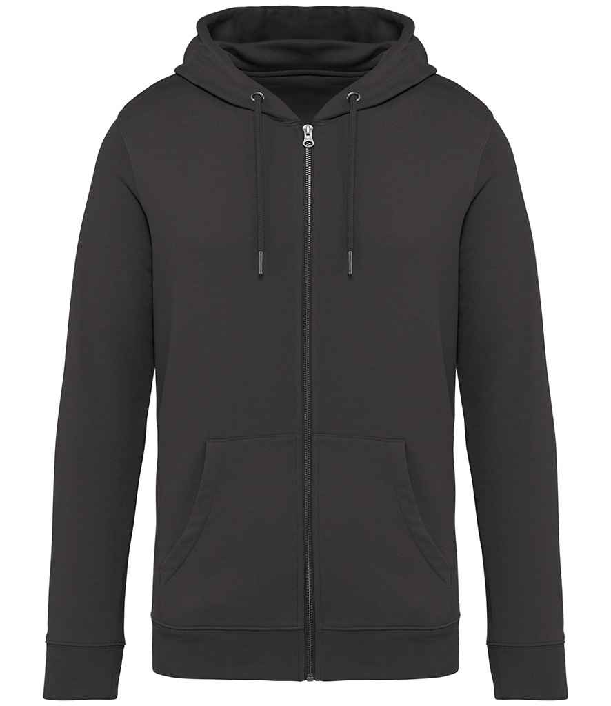Native Spirit Unisex Full Zip Hoodie in Iron Grey, front view