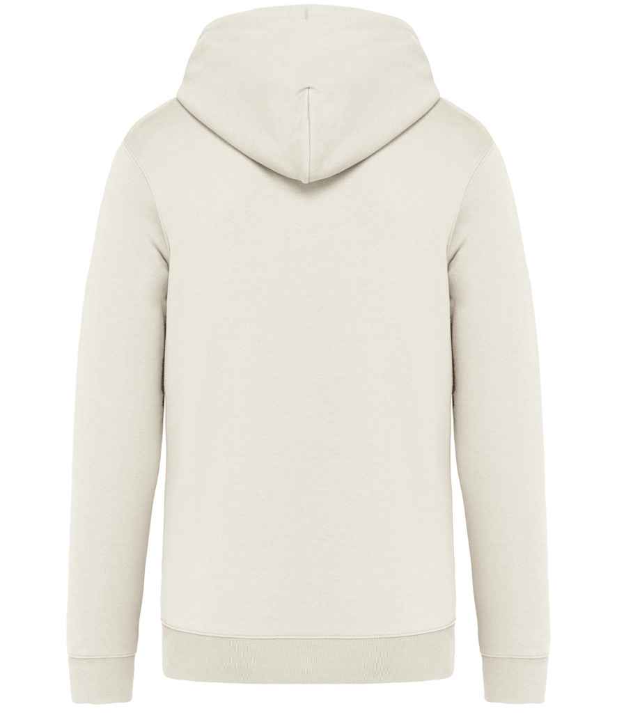 Native Spirit Unisex Full Zip Hoodie in Ivory, back view