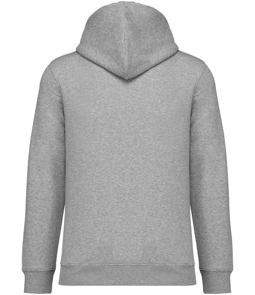 Native Spirit Unisex Full Zip Hoodie in Moon Grey Heather, back view