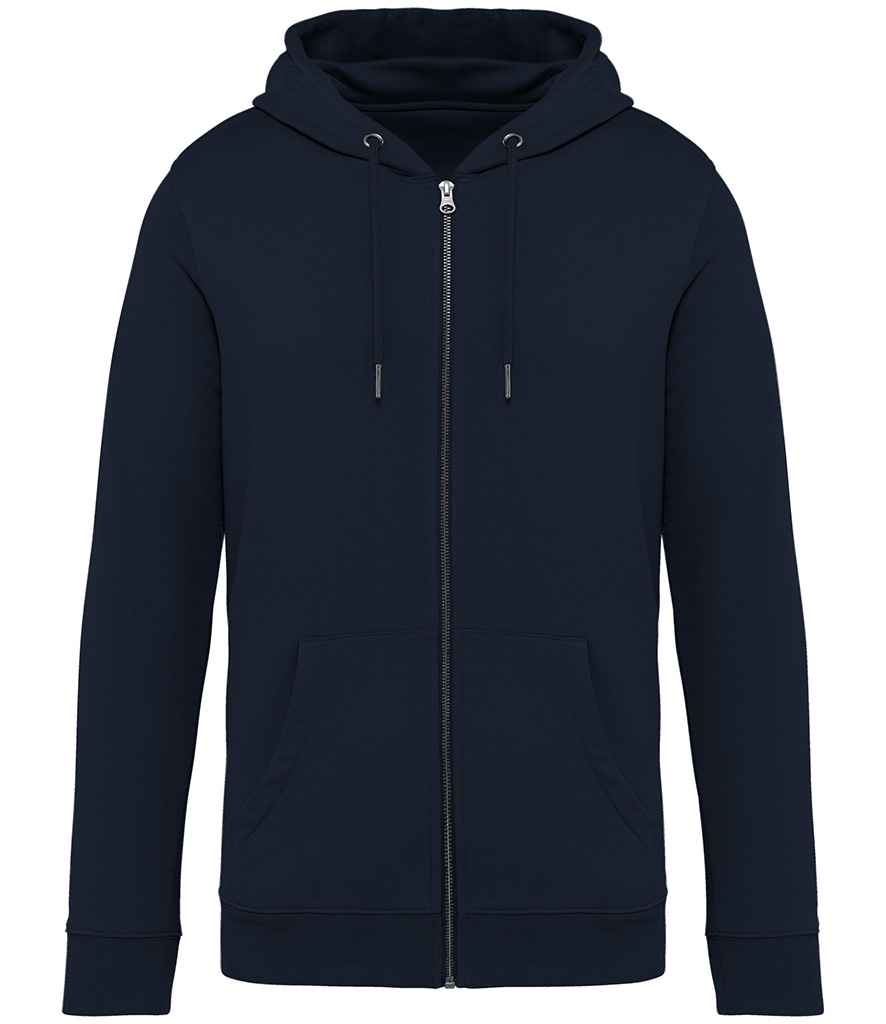 Native Spirit Unisex Full Zip Hoodie in Navy, front view
