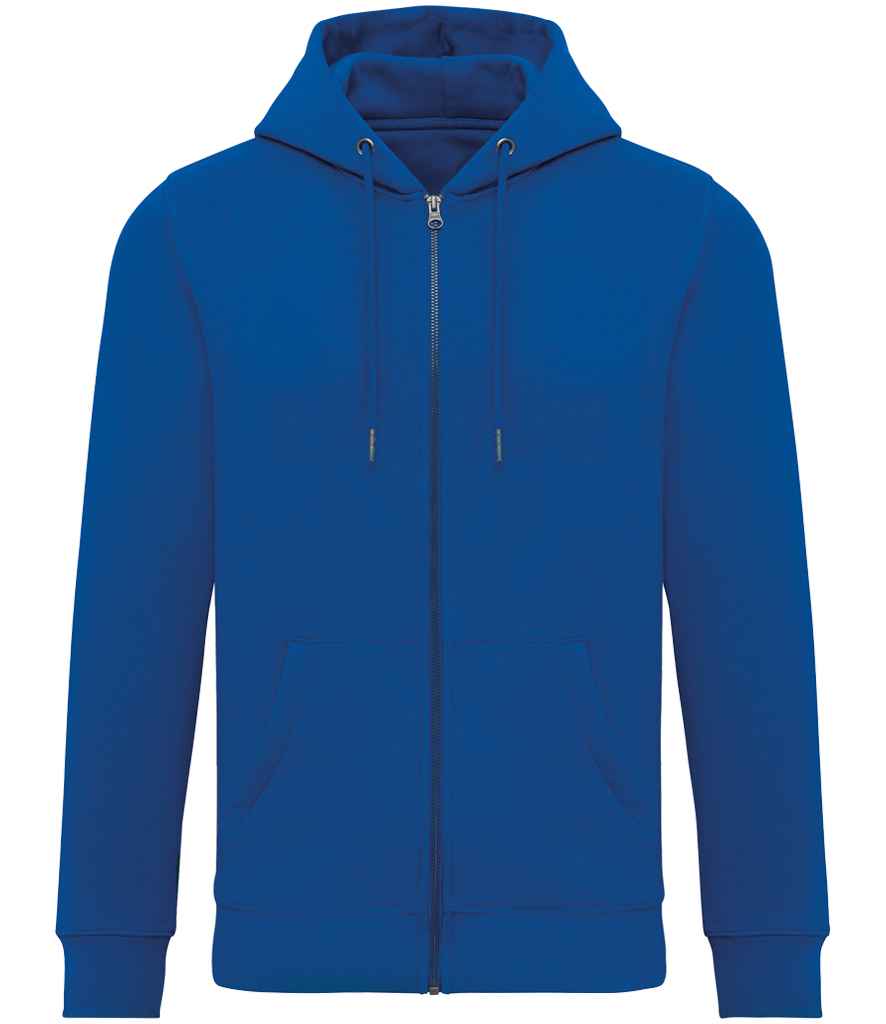 Native Spirit Unisex Full Zip Hoodie in Sea Blue, front view