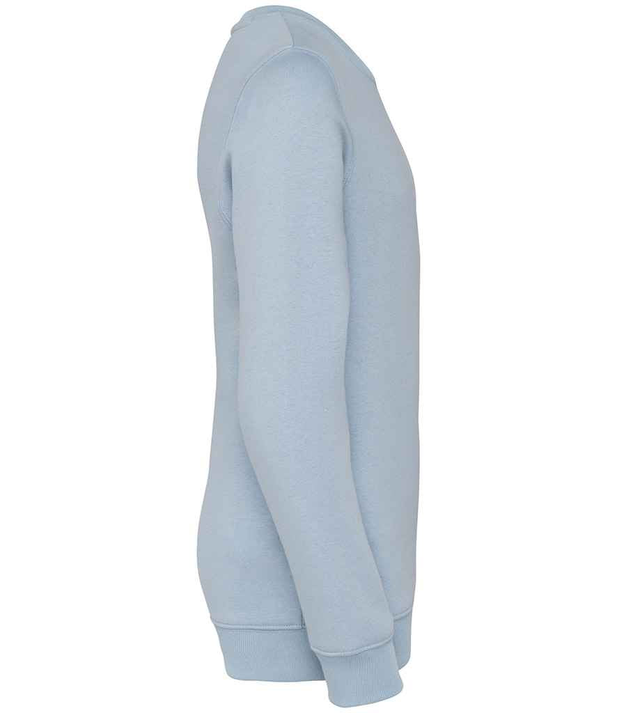 Native Spirit Kids Crew Neck Sweatshirt in Aquamarine, side view