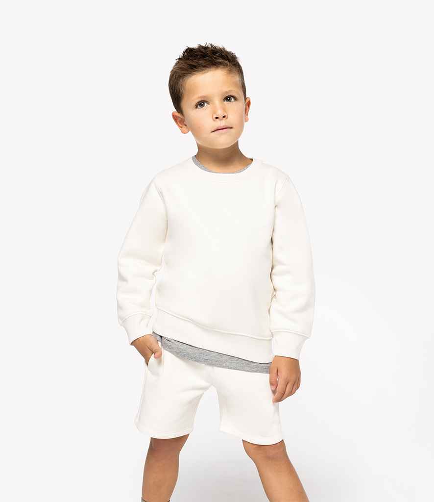 Native Spirit Kids Crew Neck Sweatshirt in Ivory