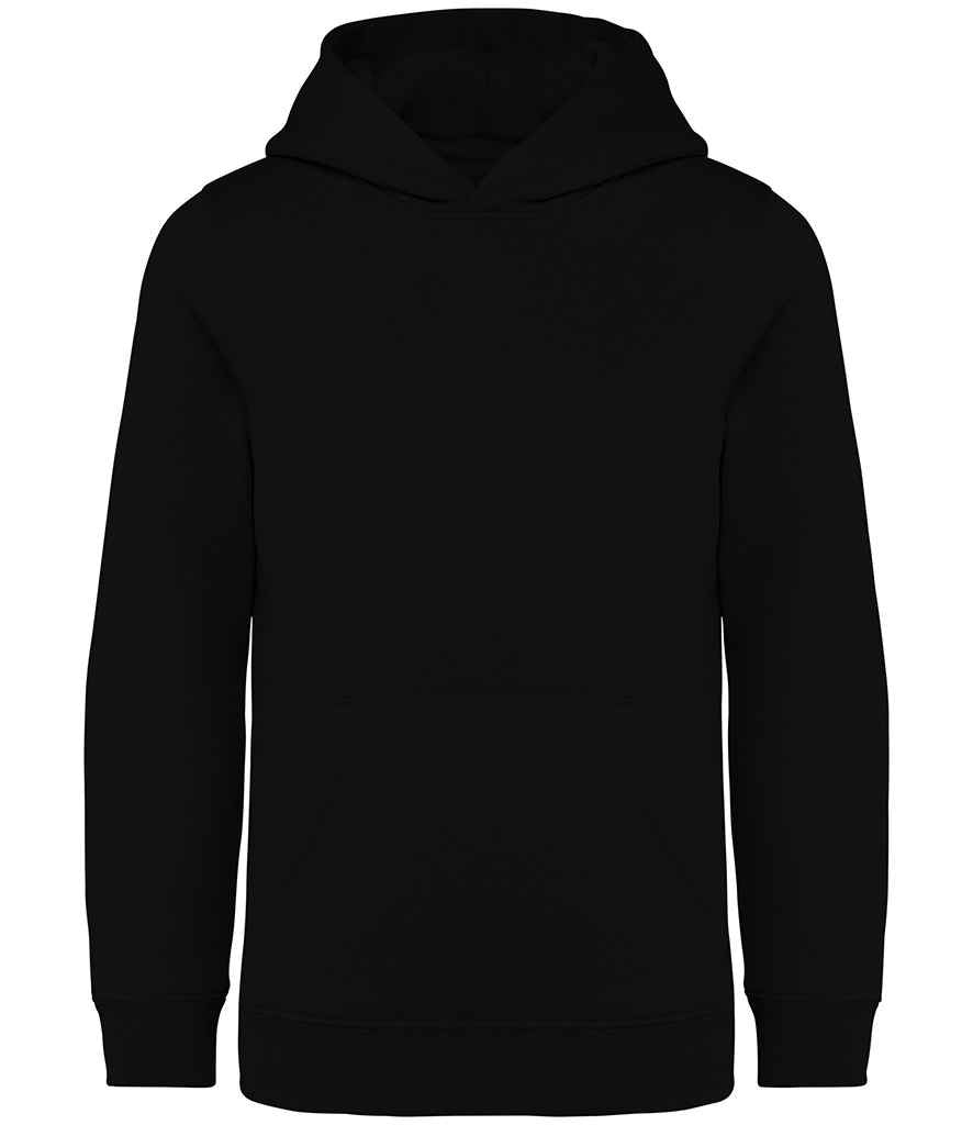 Native Spirit Kids Hooded Sweatshirt in Black, front view