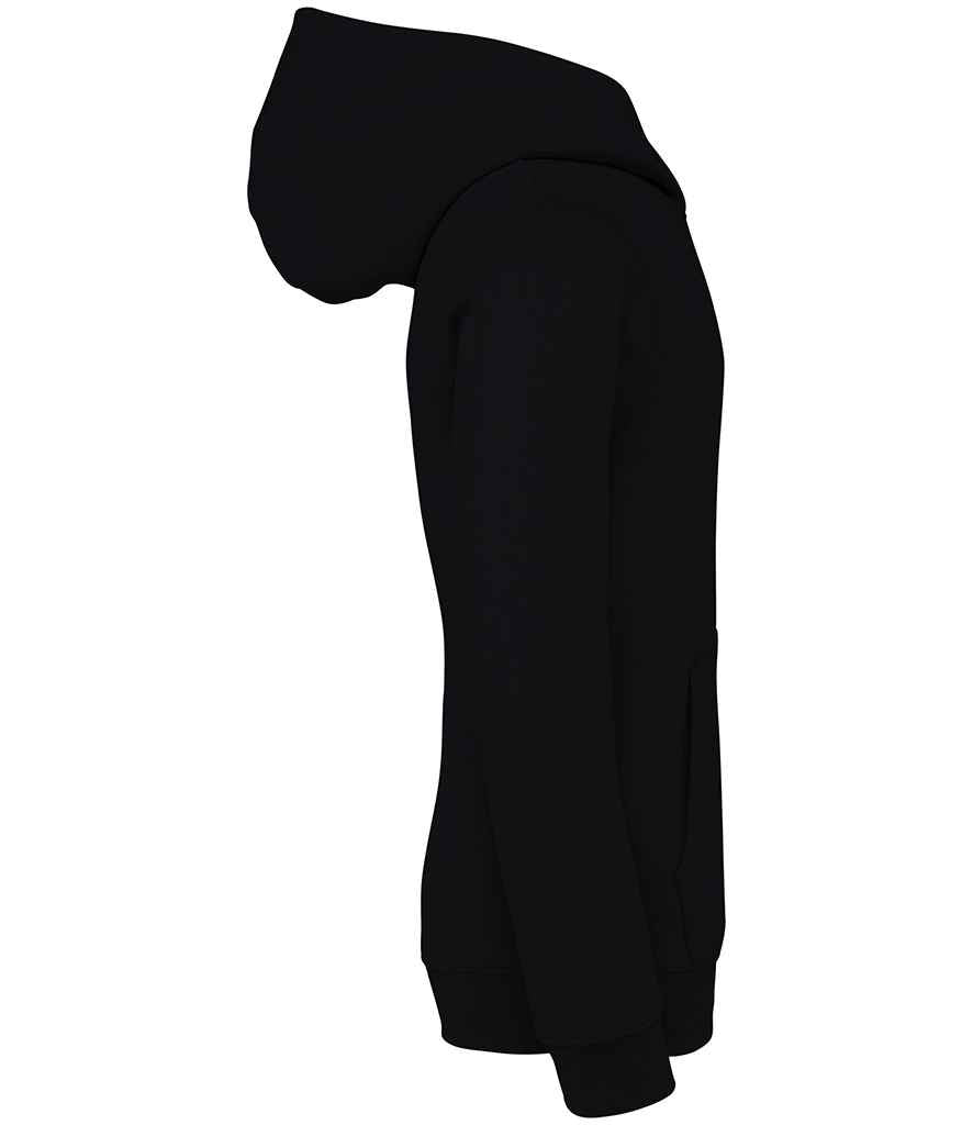 Native Spirit Kids Hooded Sweatshirt in Black, side view