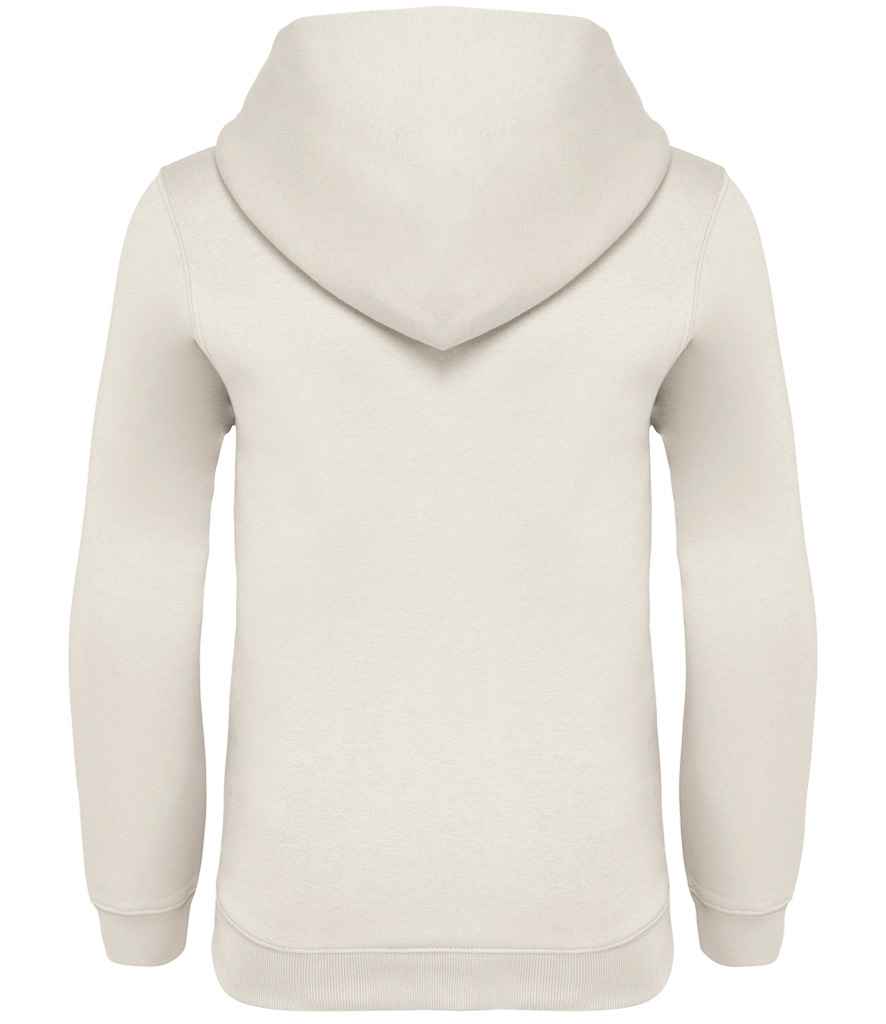 Native Spirit Kids Hooded Sweatshirt in Ivory, back view