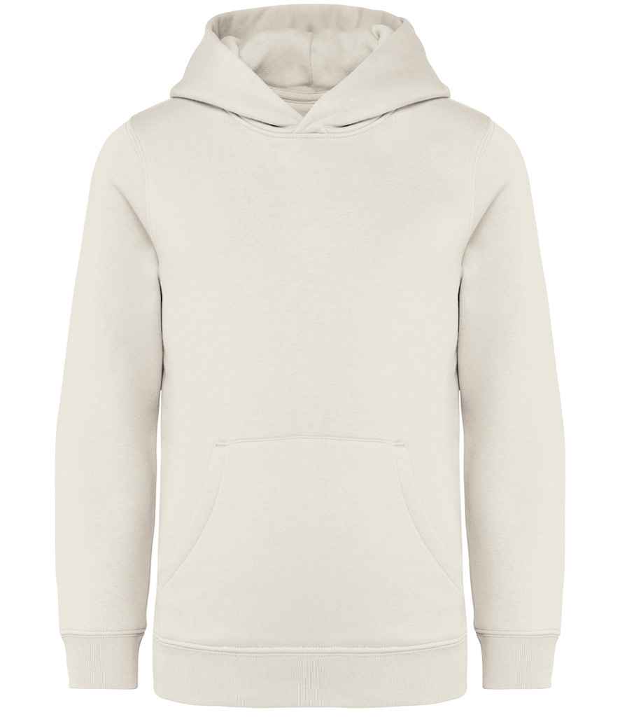 Native Spirit Kids Hooded Sweatshirt in Ivory, front view