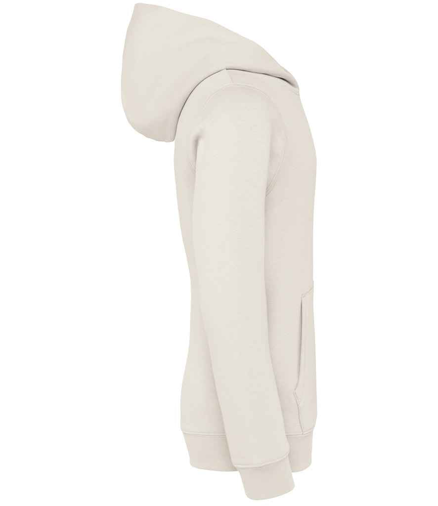 Native Spirit Kids Hooded Sweatshirt in Ivory, side view