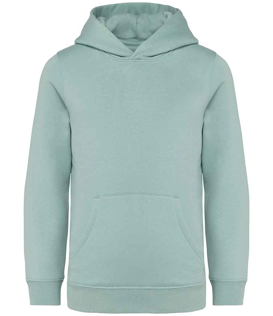 Native Spirit Kids Hooded Sweatshirt in Jade Green, front view