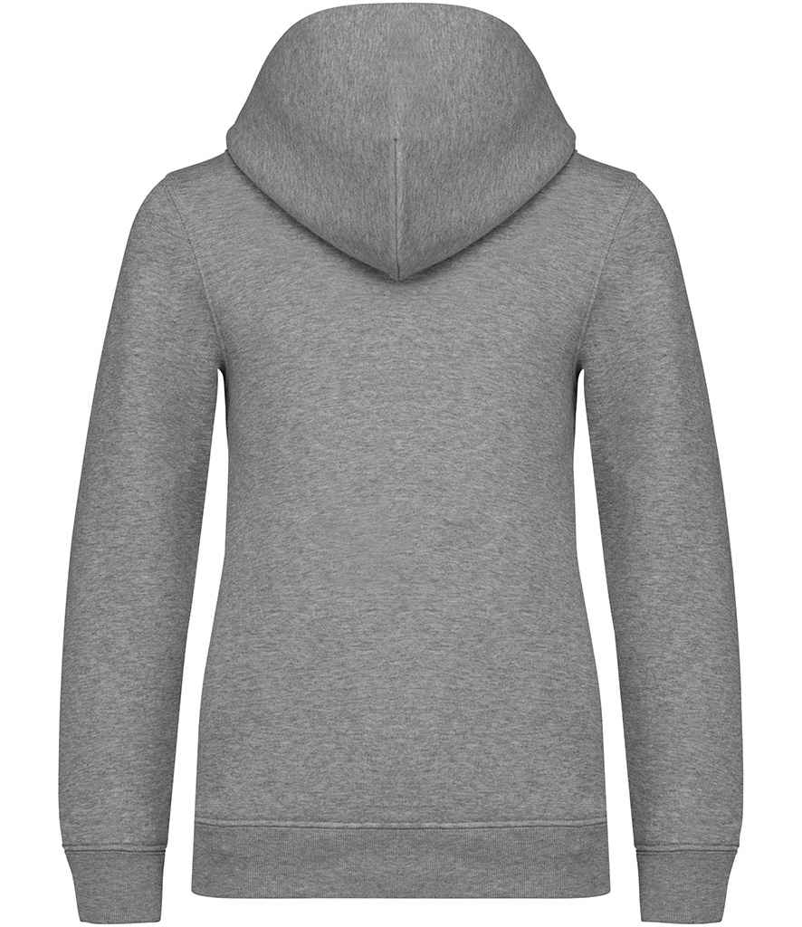 Native Spirit Kids Hooded Sweatshirt in Moon Grey Heather, back view