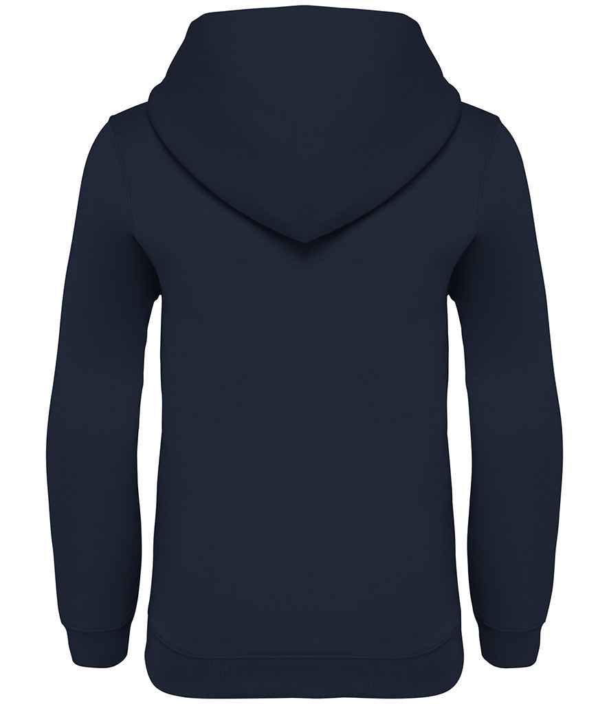 Native Spirit Kids Hooded Sweatshirt in Navy, back view