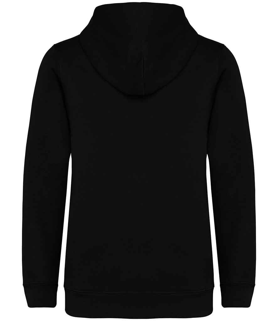 Native Spirit Kids Full Zip Hoodie in Black, back view