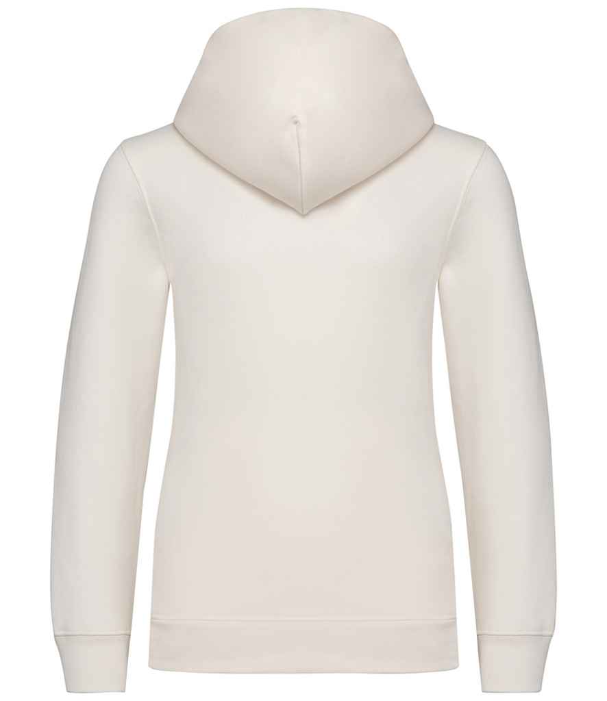 Native Spirit Kids Full Zip Hoodie in Ivory, back view