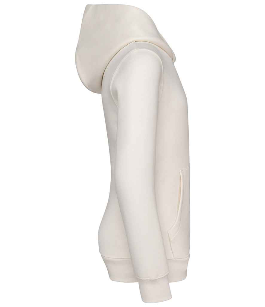 Native Spirit Kids Full Zip Hoodie in Ivory, side view