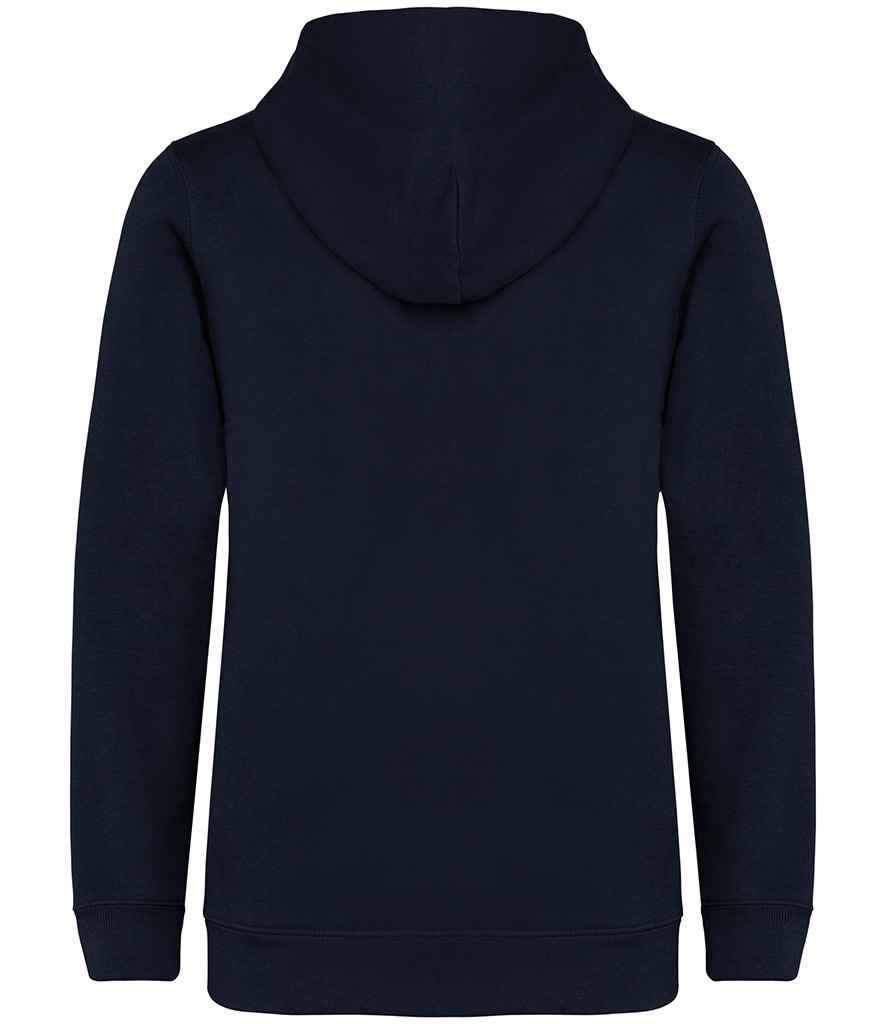 Native Spirit Kids Full Zip Hoodie in Navy, back view