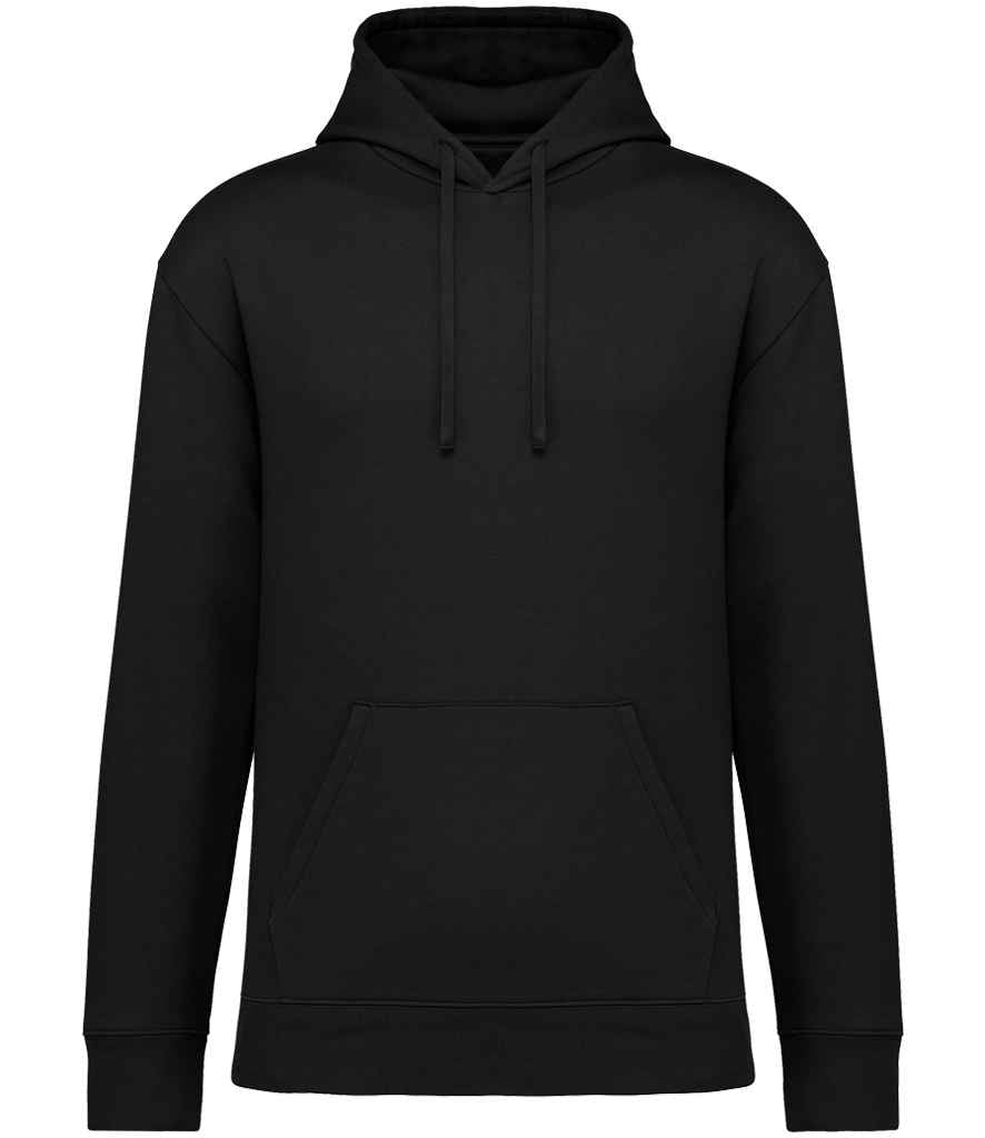 Native Spirit Unisex Relax Fit Hoodie in Black, front view