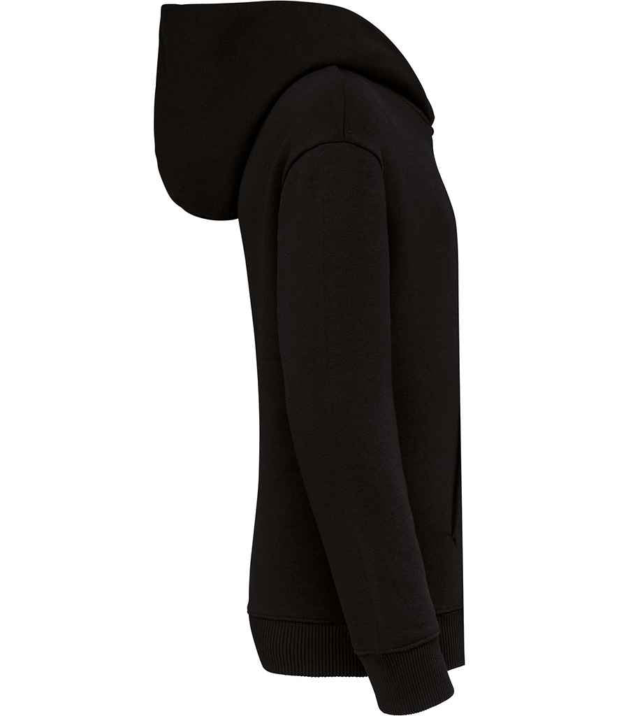 Native Spirit Kids Oversized Hooded Sweatshirt in Black, side view