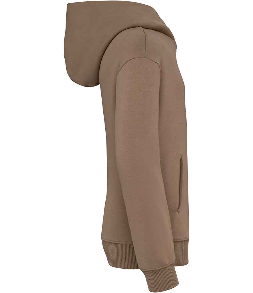 Native Spirit Kids Oversized Hooded Sweatshirt in Driftwood, side view