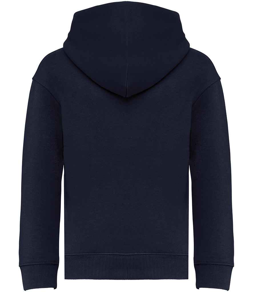 Native Spirit Kids Oversized Hooded Sweatshirt in Navy, back view