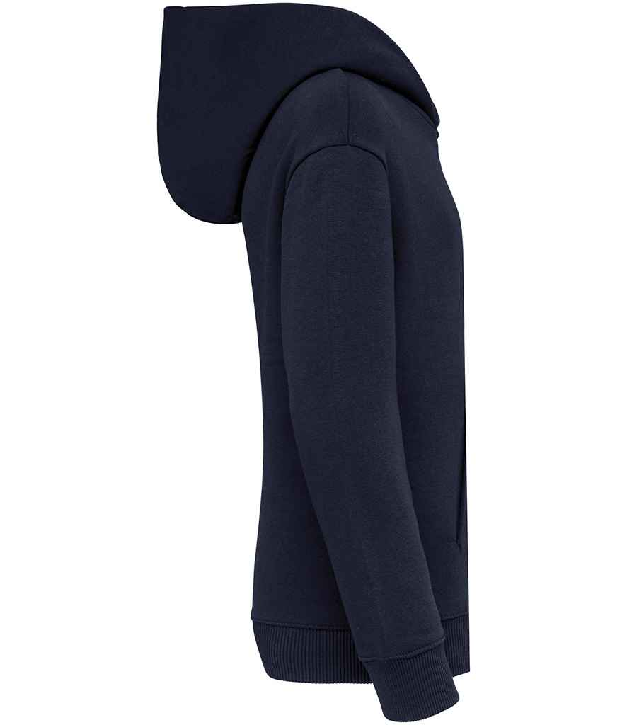Native Spirit Kids Oversized Hooded Sweatshirt in Navy, side view