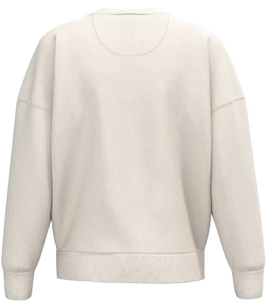 Native Spirit Ladies Crew Neck Sweatshirt in Ivory, back view