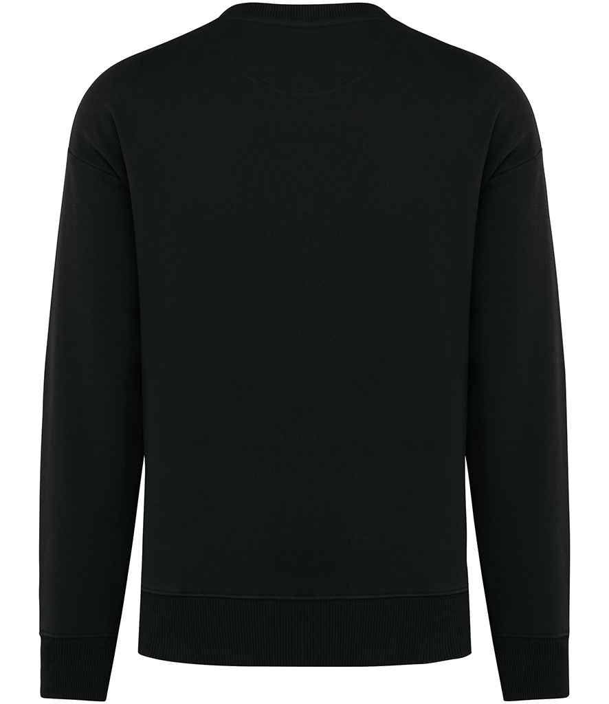 Native Spirit Unisex Oversized Sweatshirt in Black, back view