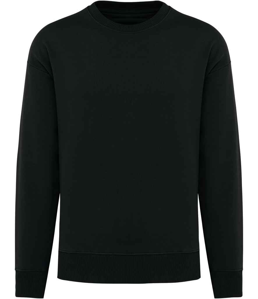 Native Spirit Unisex Oversized Sweatshirt in Black, front view