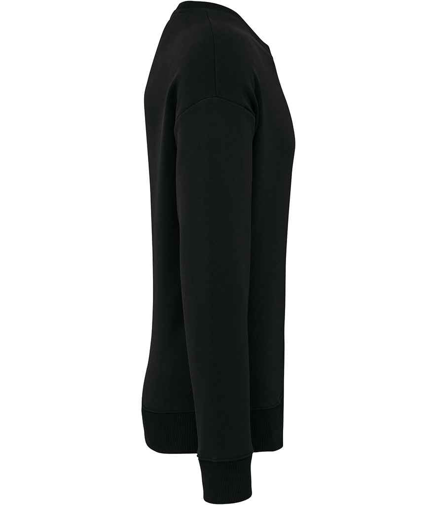 Native Spirit Unisex Oversized Sweatshirt in Black, side view
