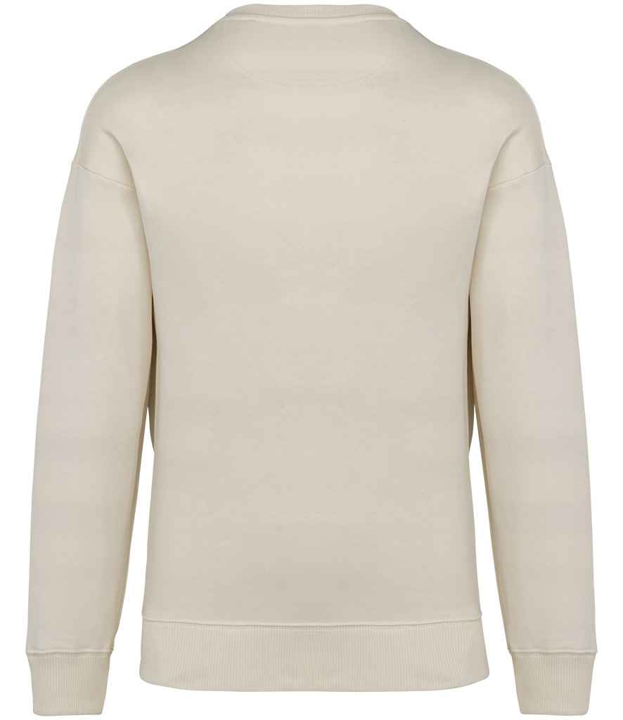 Native Spirit Unisex Oversized Sweatshirt in Ivory, back view