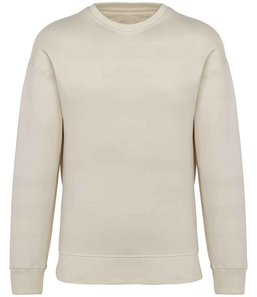 Native Spirit Unisex Oversized Sweatshirt in Ivory, front view