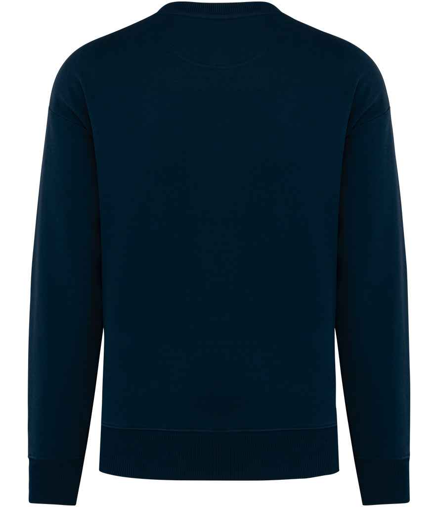 Native Spirit Unisex Oversized Sweatshirt in Navy, back view