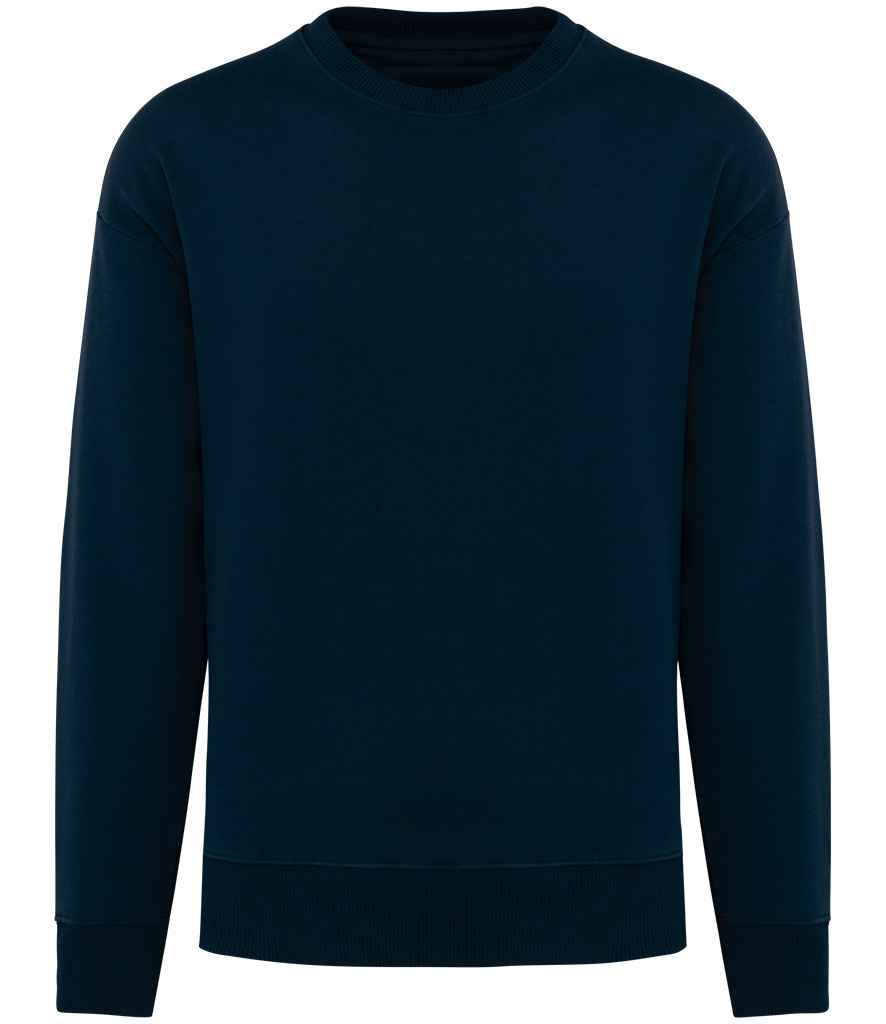 Native Spirit Unisex Oversized Sweatshirt in Navy, front view