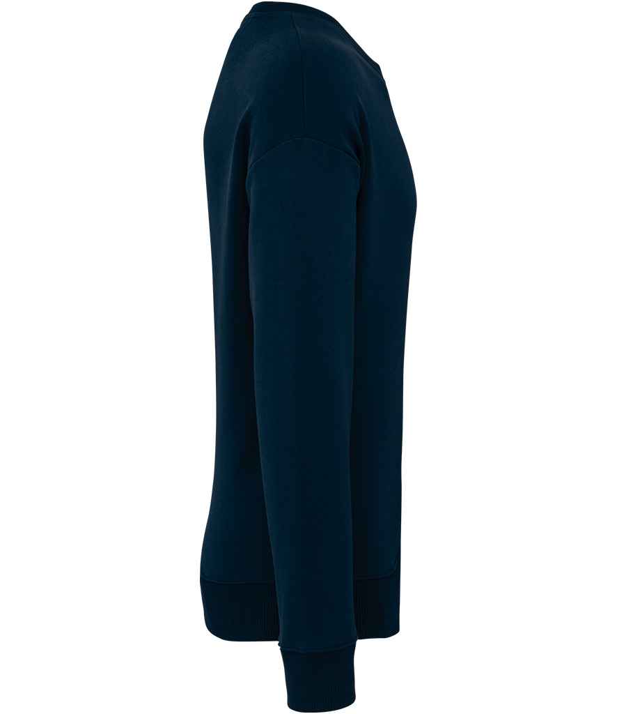 Native Spirit Unisex Oversized Sweatshirt in Navy, side view