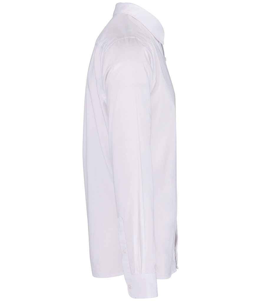 Native Spirit Washed Long Sleeve Shirt in Washed White, side view