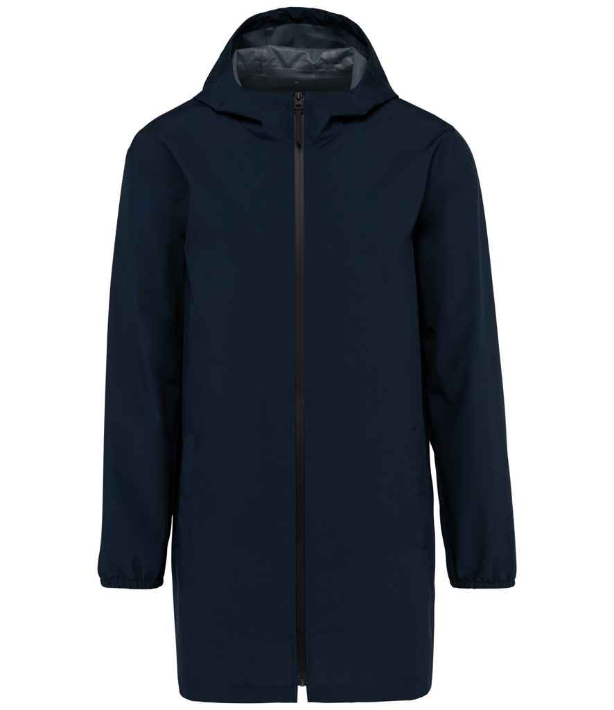 Native Spirit Unisex Waterproof Jacket in Navy, front view