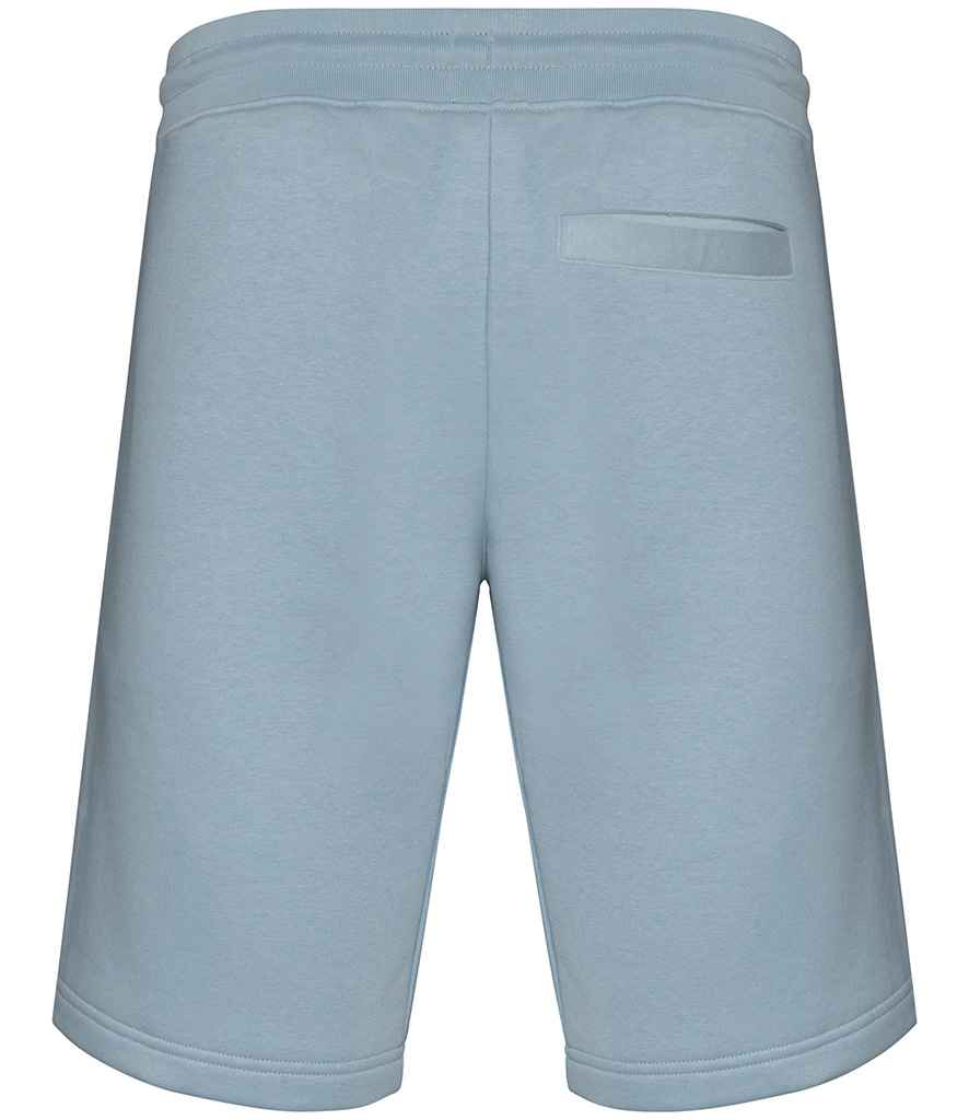 Native Spirit Bermuda Sweat Shorts in Aquamarine, back view