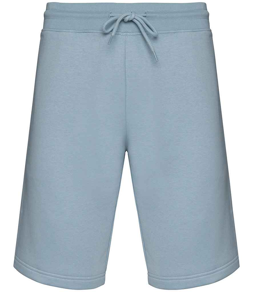 Native Spirit Bermuda Sweat Shorts in Aquamarine, front view
