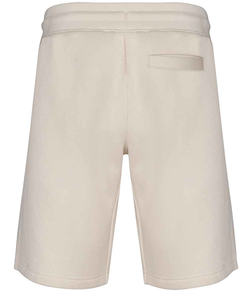 Native Spirit Bermuda Sweat Shorts in Ivory, back view