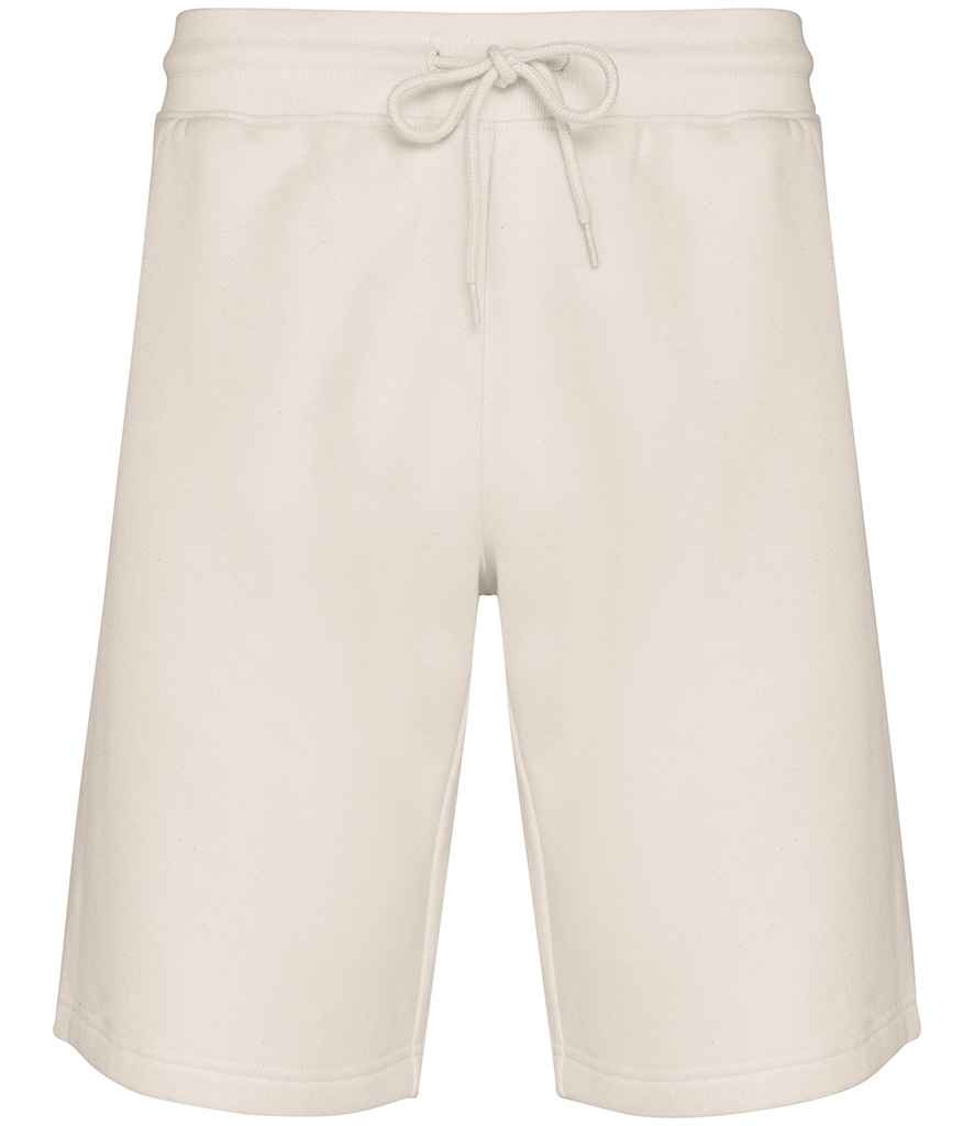 Native Spirit Bermuda Sweat Shorts in Ivory, front view