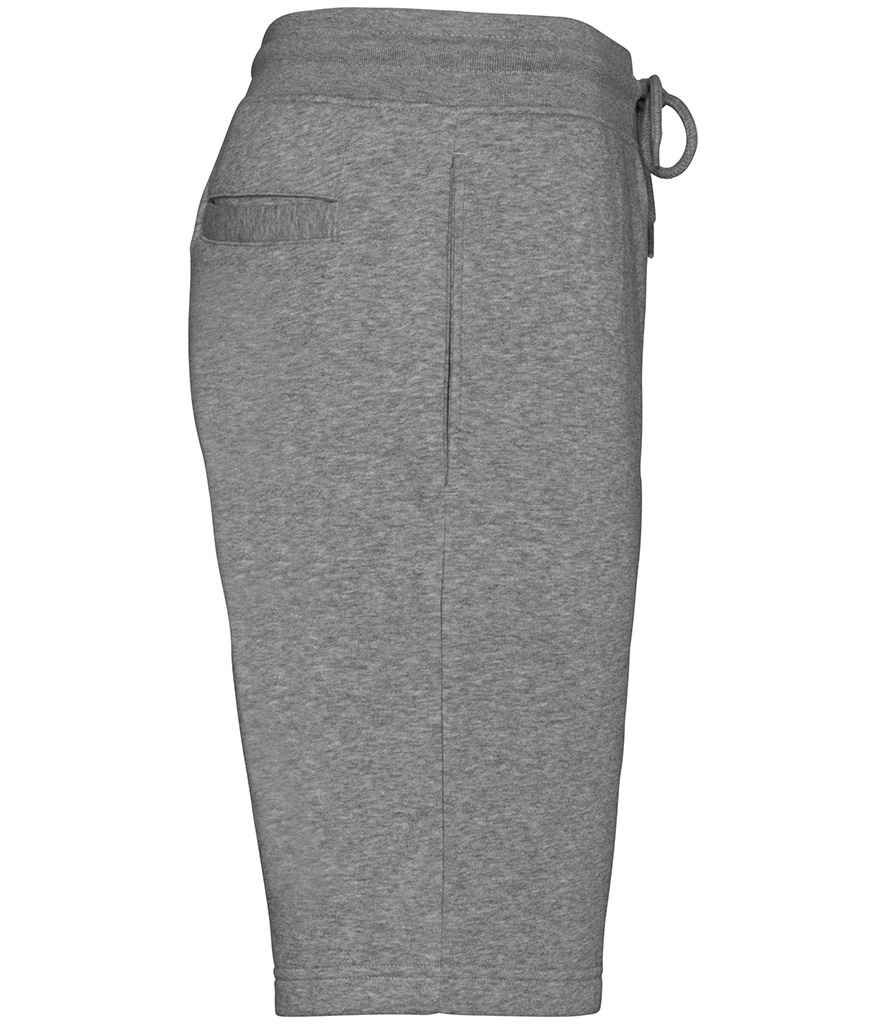 Native Spirit Bermuda Sweat Shorts in Moon Grey Heather, side view