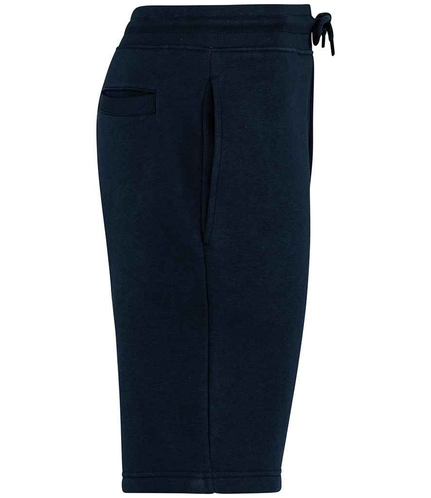 Native Spirit Bermuda Sweat Shorts in Navy, side view