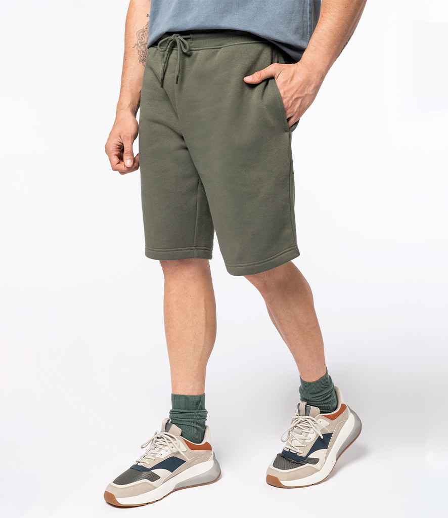 Native Spirit Bermuda Sweat Shorts in Organic Khaki